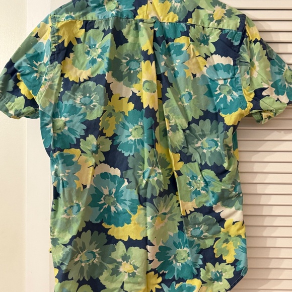 Gitman Bros. Vintage Hawaiian Print Shirt – Men’s Medium – Blue Green Yellow - Picture 2 of 6